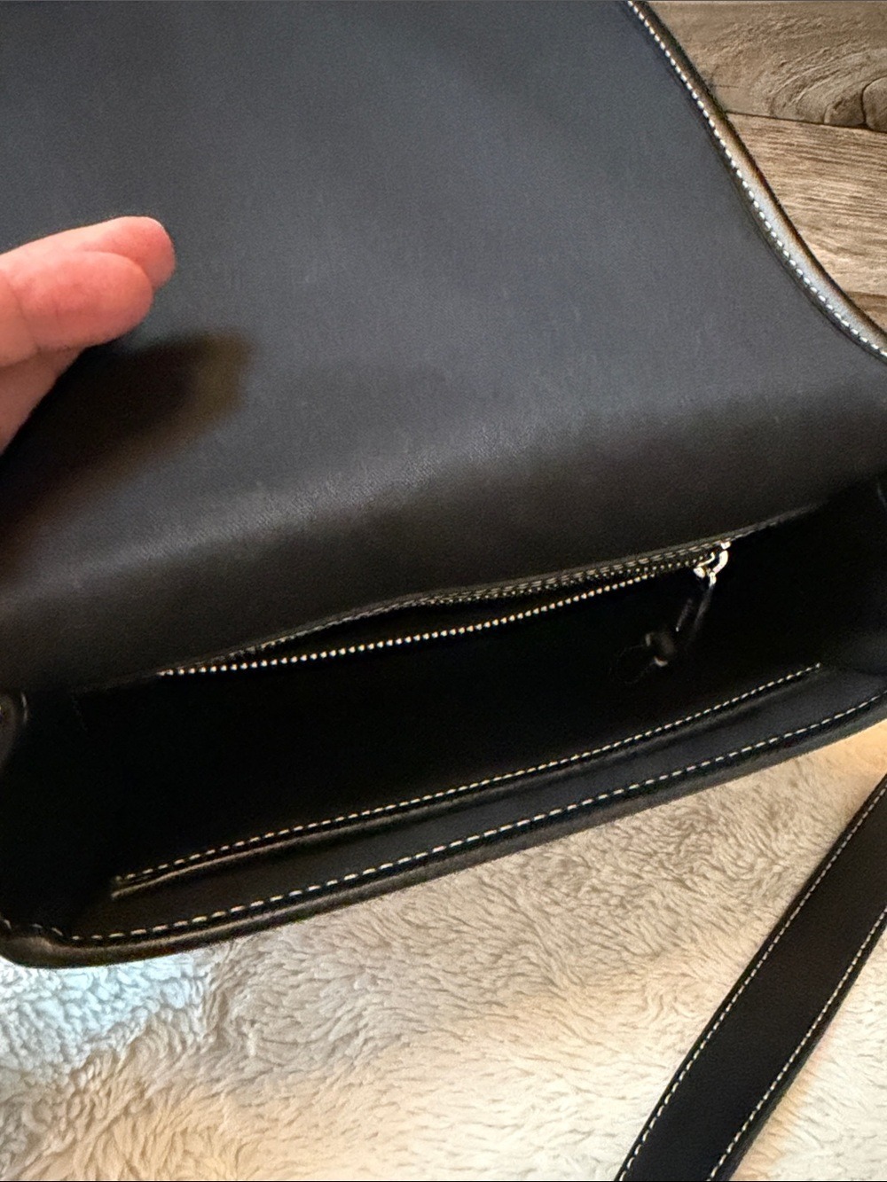 Burberry Brown and Black Checked Messenger Bag Unisex - Picture 9 of 14